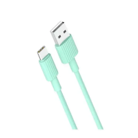 Кабель XO NB156 USB-A to Type-C 1м green