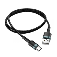 Кабель Avantis AC46t USB-A to Type-C 15W 3A 1м black