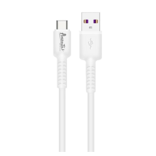 Кабель Avantis AC85t USB-A to Type-C 15W 3A 1м white