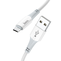 Кабель Hoco X70 USB-A to Micro USB 12W 2.4A 1м white