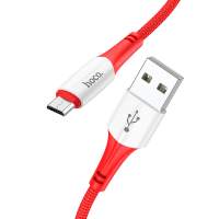 Кабель Hoco X70 USB-A to Micro USB 12W 2.4A 1м red