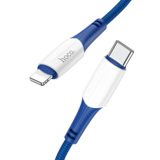 Кабель Hoco X70 Type-C to Lightning 20W 2.4A 1м blue