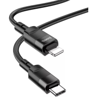 Кабель Hoco U106 Type-C to Lightning 20W 2.4A 1.2м black
