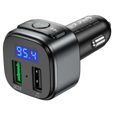 FM-модулятор Hoco E67 18W 3A 2USB-A black
