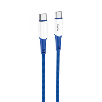 Кабель Hoco X70 Type-C to Type-C 60W 3A 1м blue