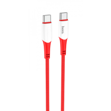Кабель Hoco X70 Type-C to Type-C 60W 3A 1м red