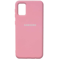 Чохол Silicone Cover Full Protective Samsung A025 Galaxy A02s pink