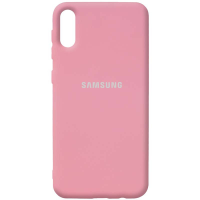 Чохол Silicone Cover Full Protective Samsung A022 Galaxy A02 pink