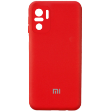 Чохол Silicone Cover Full Camera Xiaomi Redmi Note 10 red