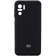 Чохол Silicone Cover Full Camera Xiaomi Redmi Note 10 black