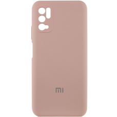 Чохол Silicone Cover Full Camera Xiaomi Redmi Note 10 5G pink sand