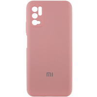 Чохол Silicone Cover Full Camera Xiaomi Redmi Note 10 5G pink