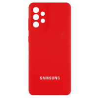 Чохол Silicone Cover Full Camera Samsung A725 Galaxy A72 red
