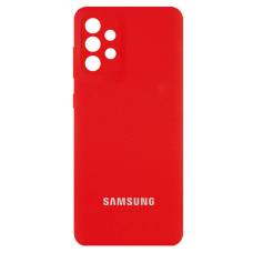 Чохол Silicone Cover Full Camera Samsung A725 Galaxy A72 red