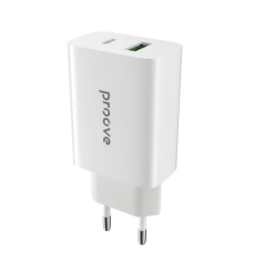 Зарядний пристрій Proove Rapid 20W 3A USB-A+USB-C white