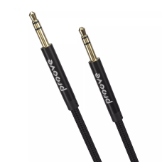 Audio кабель AUX Proove Weft 3.5мм 1м black