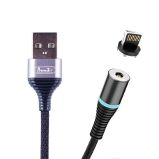 Кабель Avantis A176 Magnetic USB-A to Lightning 12W 2.4A 1м black
