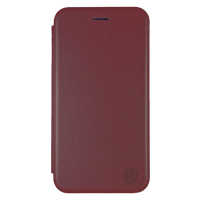 Чохол-книжка Premium Edge Samsung G990 Galaxy S21 FE 5G burgundy