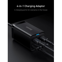 Зарядний пристрій Baseus GaN3 Pro 65W 3A 2USB-A+2USB-C з кабелем C-C (PSZM000901) black