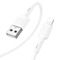Кабель Hoco X83 USB-A to Lightning 12W 2.4A 1м white