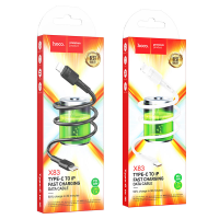 Кабель Hoco X83 Type-C to Lightning 20W 2.4A 1м black