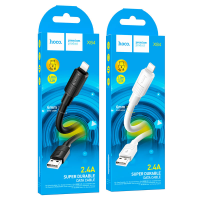 Кабель Hoco X84 USB-A to Lightning 12W 2.4A 1м white