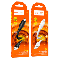 Кабель Hoco X84 USB-A to Micro USB 12W 2.4A 1м white