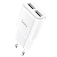 Зарядний пристрій Hoco C88A 12W 2.4A 2USB-A white