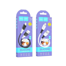 Кабель Hoco X82 Silicone USB-A to Lightning 12W 2.4A 1м black