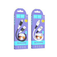 Кабель Hoco X82 Silicone USB-A to Lightning 12W 2.4A 1м white
