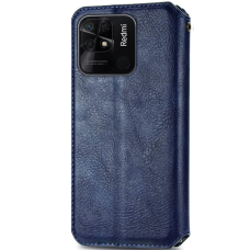 Чохол-книжка Leather Cubic Xiaomi Redmi 10C blue