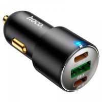АЗП Hoco NZ6 45W 3A USB-A+2USB-C black