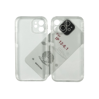 Чохол Silicone KST для iPhone 12 clear