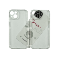 Чохол Silicone KST для iPhone 13 clear