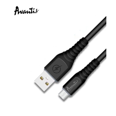 Кабель Avantis A115м USB-A to Micro USB 15W 3A 1м black