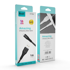 Кабель Avantis A115м USB-A to Micro USB 15W 3A 1м white