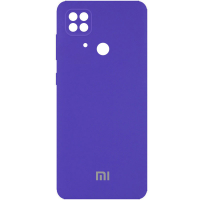 Чохол Silicone Cover Full Camera Xiaomi Redmi 10C purple