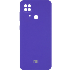 Чохол Silicone Cover Full Camera Xiaomi Redmi 10C purple