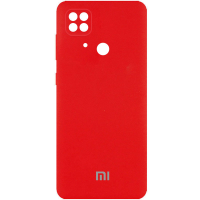 Чохол Silicone Cover Full Camera Xiaomi Redmi 10C red
