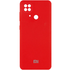 Чохол Silicone Cover Full Camera Xiaomi Redmi 10C red