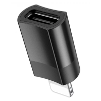 Перехідник Hoco UA17 Lightning to Type-C black