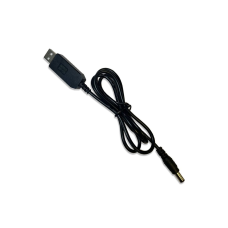 Кабель для роутера USB to DC 5.5 x 2.5мм 12V 1м black