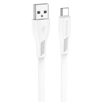 Кабель Borofone BX85 USB-A to Type-C 15W 3A 1м white