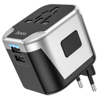 Зарядний пристрій Hoco AC5 12W 2.4A 2USB-A black
