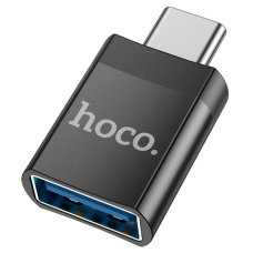 Перехідник Hoco UA17 Type-C to USB black