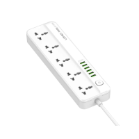 Мережевий фільтр LDNIO SC5614 17W 3.4A 2м white