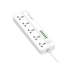 Мережевий фільтр LDNIO SC5614 17W 3.4A 2м white