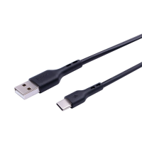 Кабель Hoco DU26 USB-A to Type-C 15W 3A 1м (long pin 8мм) black