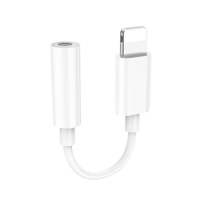 Перехідник Hoco LS34 Lightning to 3.5мм white