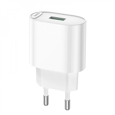 Зарядний пристрій Hoco C109A 18W 3A USB-A white